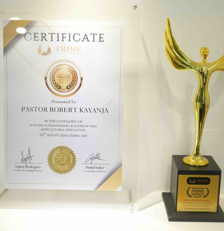 Kayanja Ministries Wins Global Humanitarian Award for Feeding Karamoja and South Sudan