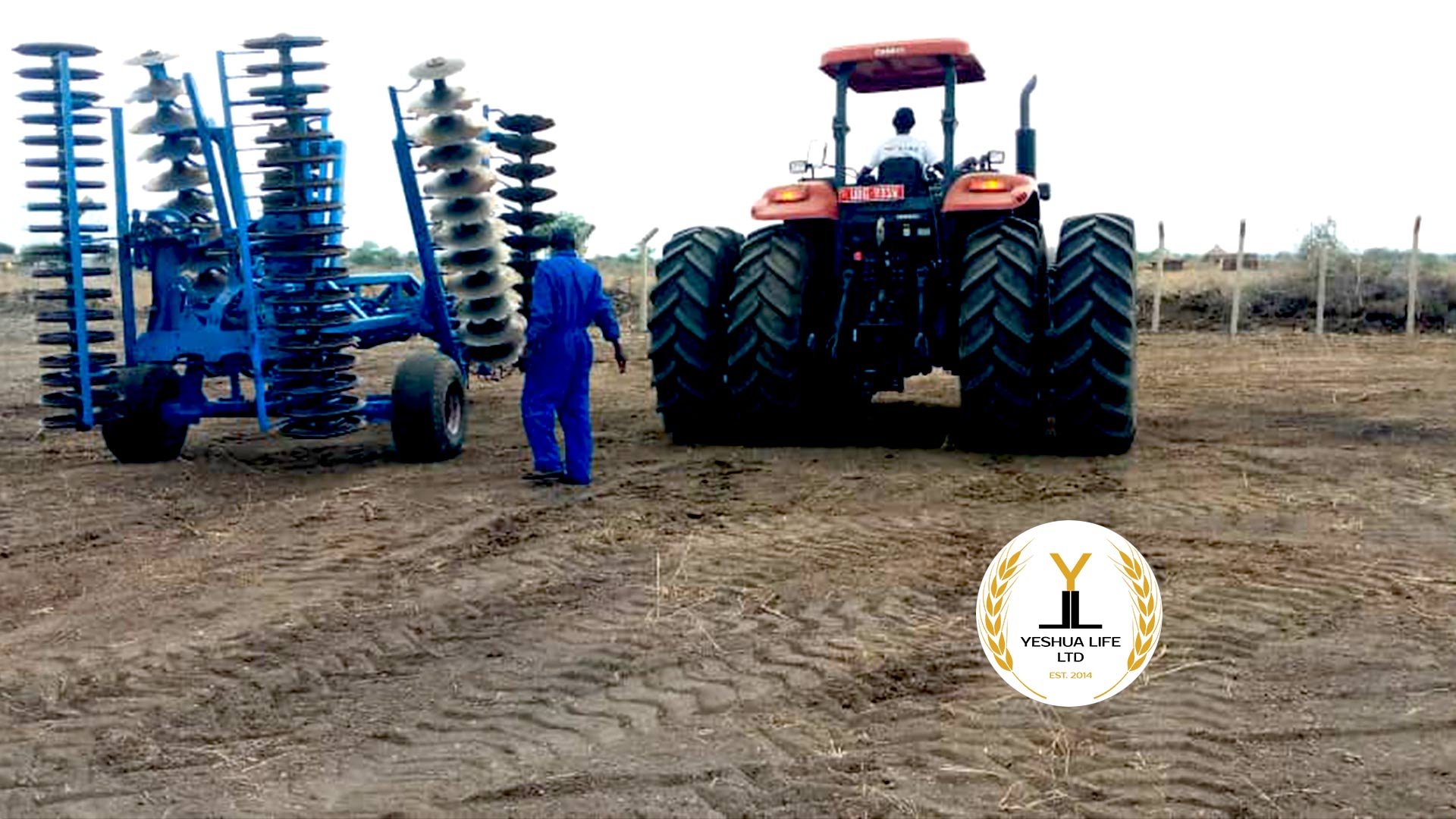 Yeshua's  modern mechanized farming practices in the karamoja region.